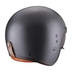 Motorcycle helmet SCORPION BELFAST EVO CARBON matt black