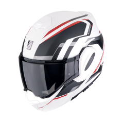 Moto přilba SCORPION EXO-TECH EVO FURIO matná bílo/černo/červená