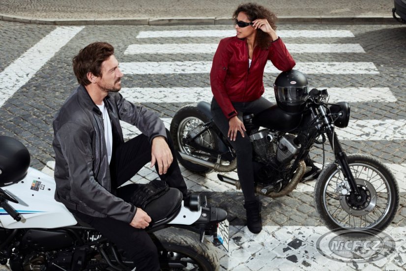 Dámská moto bunda RICHA AIRSUMMER světle šedá