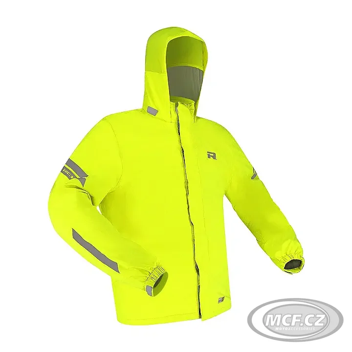 Moto pláštěnka bunda RICHA RAIN STRETCH 2L HOODIE fluo žlutá