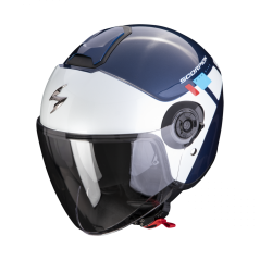 Motorcycle helmet SCORPION EXO-CITY II MALL blue/white/red