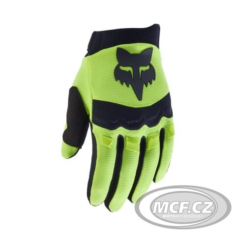 Dětské moto rukavice FOX DIRTPAW fluo žluté 31389-130