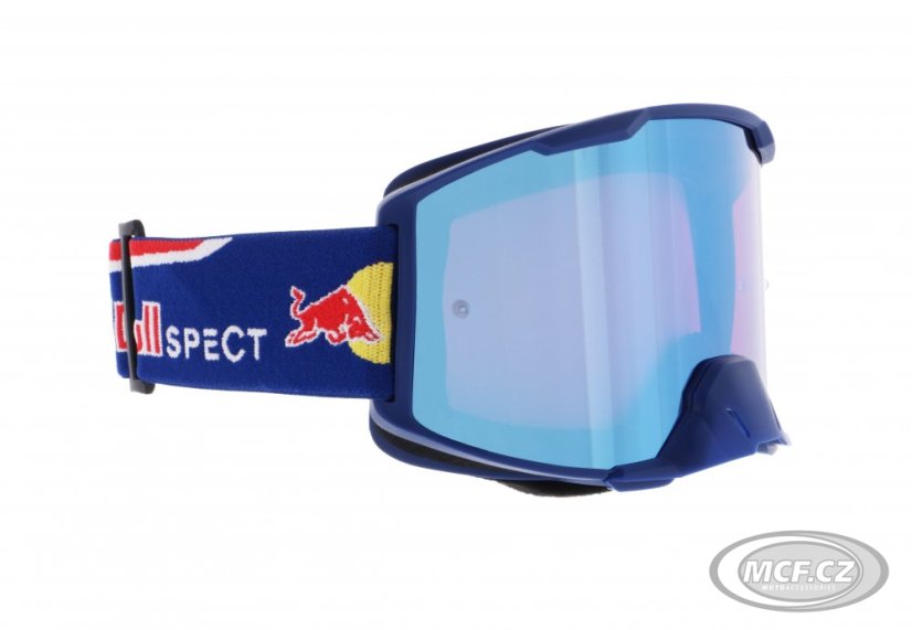 Motokrosové brýle RED BULL SPECT STRIVE S 008 modré s modrým sklem