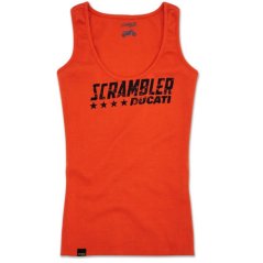 Dámské tílko DUCATI SCRAMBLER FLIP oranžové 98769480