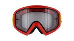 Motokrosové brýle RED BULL Spect Whip 008 červené s čirým sklem