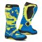 Moto boty TCX COMP EVO MICHELIN royal blue/fluo yellow