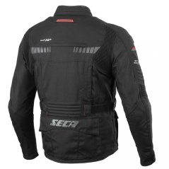 Moto bunda SECA X-TOUR černá - nadměrná velikost