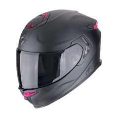 Motorcycle helmet SCORPION EXO-GT SP AIR solid matte black/pink