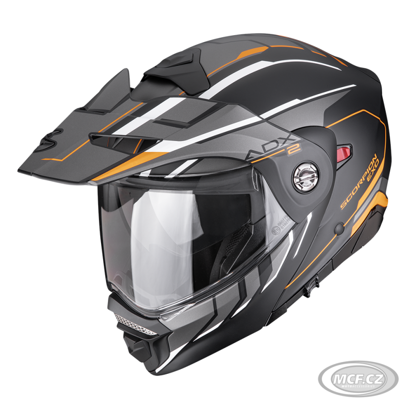 Moto přilba SCORPION ADX-2 WALT matná černo/oranžová