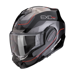 Motorcycle helmet SCORPION EXO-TECH EVO PRO COMMUTA black/silver/red