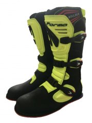 Moto boots FORMA BOULDER black/fluo yellow