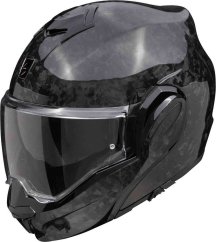 Moto helmet SCORPION EXO-TECH EVO ONYX CARBON solid black
