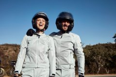 Moto bunda RICHA AIRSUMMER světle šedá