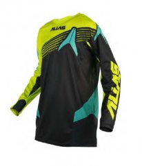 Motokrosový dres ALIAS MX A1 černo/neonově žlutý 2158-350