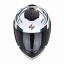 Moto přilba SCORPION EXO-1400 EVO AIR SHELL bílo/modrá