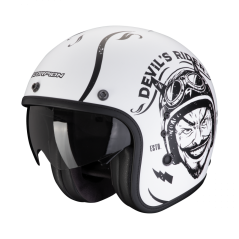 Moto přilba SCORPION BELFAST EVO ROMEO matná bílo/černá