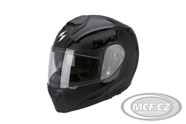 Moto přilba SCORPION EXO-3000 AIR SERENITY černá lesklá/černá matná