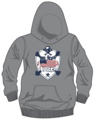 Mikina NOFear AMERICAN BIKERS šedá