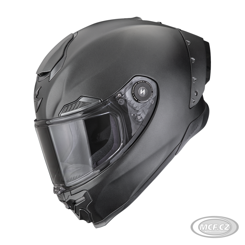 Moto přilba SCORPION EXO-RACE AIR FIM2 solid matná perleťově černá