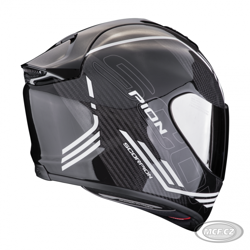 Motorcycle helmet SCORPION EXO-1400 EVO II CARBON AIR REIKA black/white