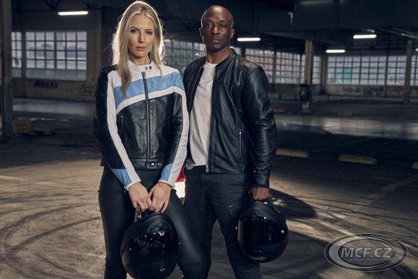 Moto bunda RICHA TORRANCE černá kožená