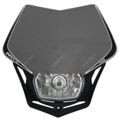 Maska na moto RACETECH V-FACE šedá