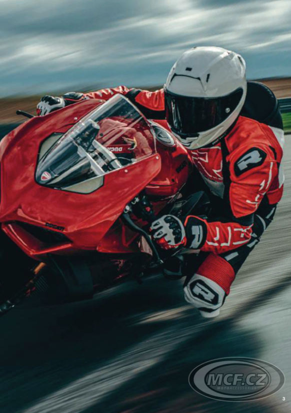 Moto kombinéza RICHA STRADALE GP jednodílná fluo červená