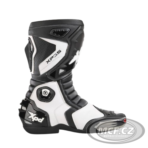 Moto boty XPD XP3-S černo/bílé + DÁREK