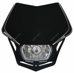 Maska na moto RACETECH V-FACE černá
