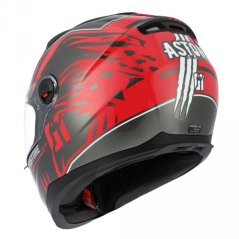 Moto přilba ASTONE GT2 PREDATOR černo/červená