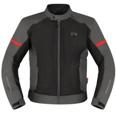 Moto bunda RICHA AUYAN WP šedo/červená