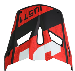 Kšilt JUST1 J22 ADRENALINE CARBON červený
