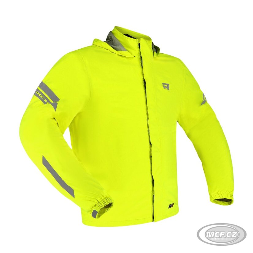 Moto pláštěnka bunda RICHA RAIN STRETCH 2L HOODIE fluo žlutá