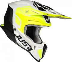 Moto přilba JUST1 J18 PULSAR neonově žluto/bílo/černá