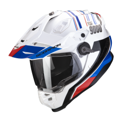 Moto přilba SCORPION ADF-9000 AIR DESERT bílo/modro/červená