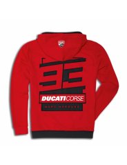 Mikina DUCATI DUAL MARC MARQUEZ červeno/černá 98780096