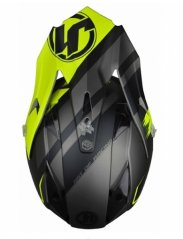 Kšilt JUST1 J32 PRO KICK žluto/černo/titanový