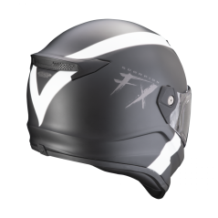 Motorcycle helmet SCORPION COVERT FX GALLUS matt black/white