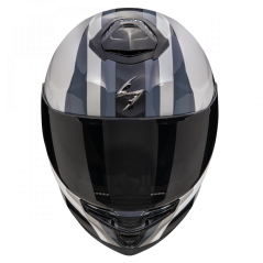 Moto přilba SCORPION GT EXO-GT SP AIR TOURADVEN perleťově bílo/stříbrná