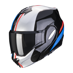 Moto přilba SCORPION EXO-TECH FORZA černo/stříbrno/červená