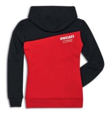 Dámská mikina DUCATI DC SPORT černo/červeno/bílá 98770534