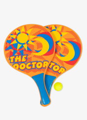 Sada dřevěných plážových raket VR46 Sun Moon The Doctor Beach 527403