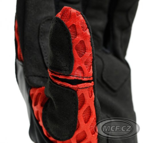 Moto rukavice DAINESE AIR-MAZE černo/červené