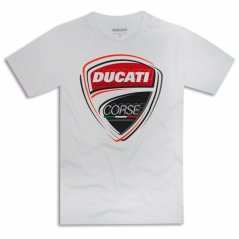 Triko DUCATI DC SKETCH 2.0 bílé 98770566