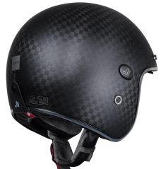 Moto přilba JUST1 J-STYLE CARBON solid matná černá