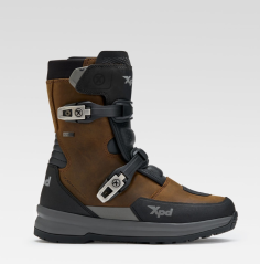 Moto boots XPD X-ADVENTURE MID H2OUT brown