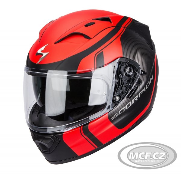 Moto přilba SCORPION EXO-1200 AIR STREAM TOUR černo/červená matná