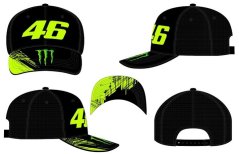 Kšiltovka VR46 DUAL MONSTER černá 495104