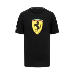 Triko Ferrari Large Shield F1 černé 701223481-002
