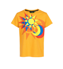 Dětské triko VR46 Sun Moon oranžové 527013